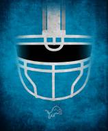 Detroit Lions 16" x 20" Ghost Helmet Canvas Print