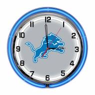 Detroit Lions 18" Neon Clock