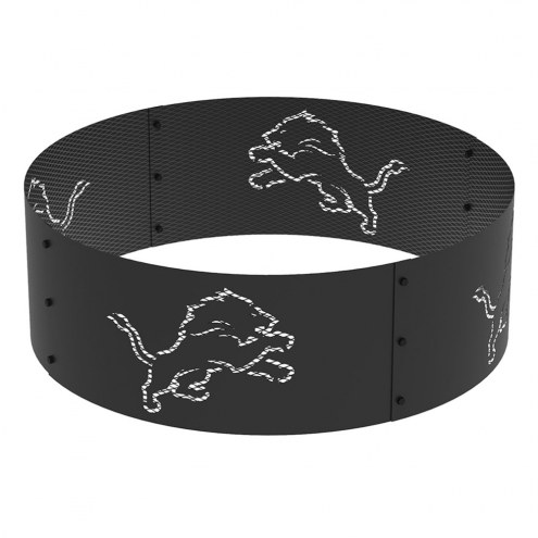 Detroit Lions 36&quot; Round Steel Fire Ring