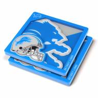 Detroit Lions 3D Logo Series Coasters Set