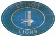 Detroit Lions 46" Heritage Logo Oval Sign