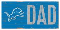 Detroit Lions 6" x 12" Dad Sign