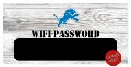 Detroit Lions 6" x 12" Wifi Password Sign