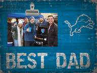 Detroit Lions Best Dad Clip Frame