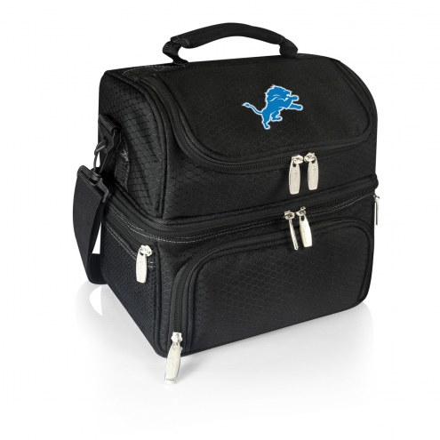 Detroit Lions Black Pranzo Insulated Lunch Box