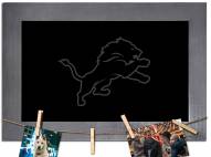 Detroit Lions Chalkboard with Frame