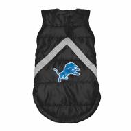 Detroit Lions Dog Puffer Vest