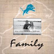 Detroit Lions Family Picture Frame
