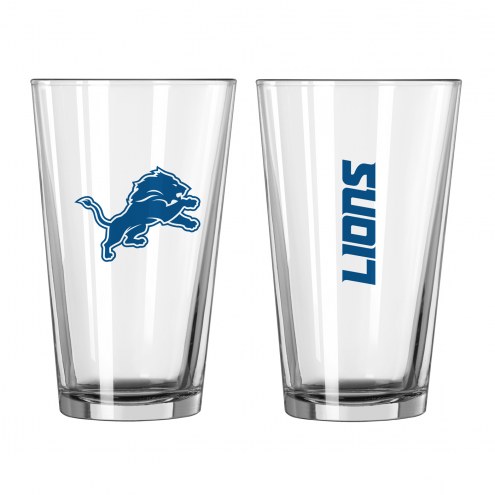 Detroit Lions 16 oz. Gameday Pint Glass