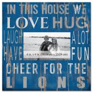 Detroit Lions In This House 10" x 10" Picture Frame