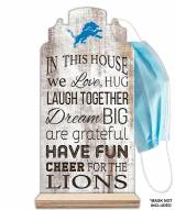 Detroit Lions In This House Mask Holder