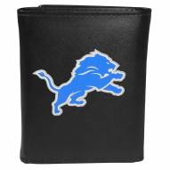 Detroit Lions Large Logo Leather Tri-fold Wallet