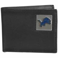 Detroit Lions Leather Bi-fold Wallet in Gift Box