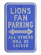 Detroit Lions Sacked Parking Sign