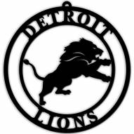Detroit Lions Silhouette Logo Cutout Door Hanger