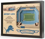 Detroit Lions 25-Layer StadiumViews 3D Wall Art