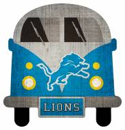 Detroit Lions Team Bus Sign