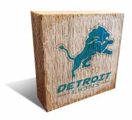 Detroit Lions Team Logo Block