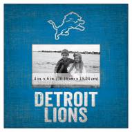 Detroit Lions Team Name 10" x 10" Picture Frame