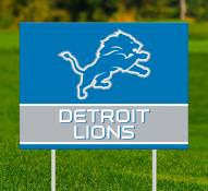 Detroit Lions Team Name Yard Sign