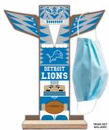 Detroit Lions Totem Mask Holder