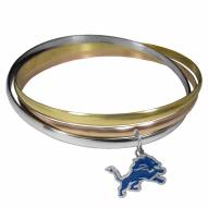 Detroit Lions Tri-color Bangle Bracelet