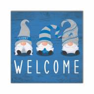 Detroit Lions Welcome Gnomes 10" x 10" Sign