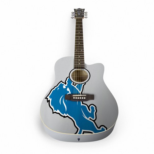 Detroit Lions Woodrow Acoustic Guitar
