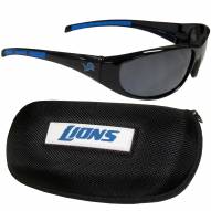 Detroit Lions Wrap Sunglasses and Case Set