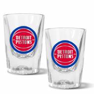 Detroit Pistons 2 oz. Prism Shot Glass Set