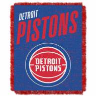 Detroit Pistons Headliner Woven Jacquard Throw Blanket