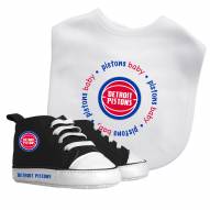 Detroit Pistons Infant Bib & Shoes Gift Set