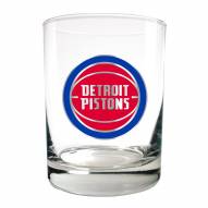 Detroit Pistons NBA 2-Piece 14 Oz. Rocks Glass Set