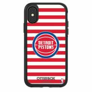 Detroit Pistons OtterBox iPhone X/Xs Symmetry Stripes Case