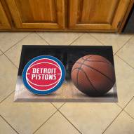Detroit Pistons Scraper Door Mat