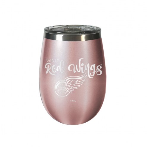 Detroit Red Wings 10 oz. Rose Gold Blush Wine Tumbler