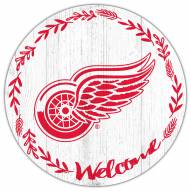 Detroit Red Wings 12" Welcome Circle Sign