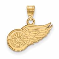 Detroit Red Wings 14k Yellow Gold Small Pendant