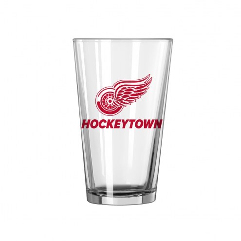 Detroit Red Wings 16 oz. Slogan Pint Glass