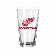 Detroit Red Wings 16 oz. Slogan Pint Glass