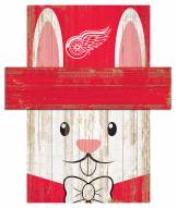 Detroit Red Wings 19" x 16" Easter Bunny Head