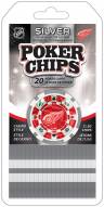 Detroit Red Wings 20 Piece Poker Chips Set
