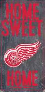 Detroit Red Wings 6" x 12" Home Sweet Home Sign