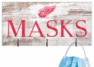 Detroit Red Wings 6" x 12" Mask Holder