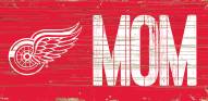 Detroit Red Wings 6" x 12" Mom Sign