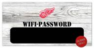 Detroit Red Wings 6" x 12" Wifi Password Sign