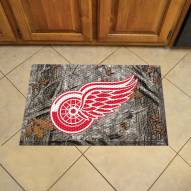 Detroit Red Wings Camo Scraper Door Mat