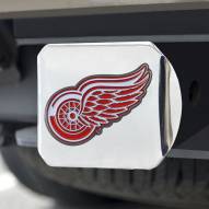 Detroit Red Wings Chrome Color Hitch Cover