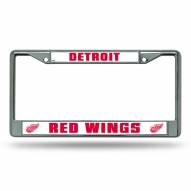 Detroit Red Wings Chrome License Plate Frame