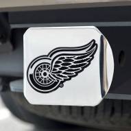 Detroit Red Wings Chrome Metal Hitch Cover